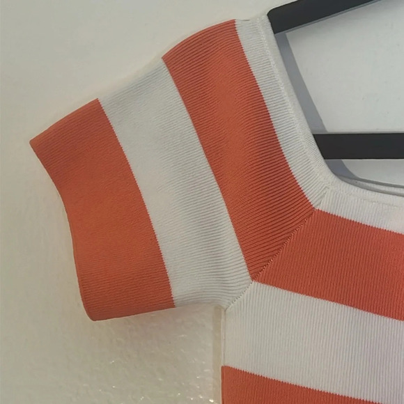 Ronny Kobo | New EVIVA dress off the shoulder Bodycon Women’s size S striped - Picture 5 of 10